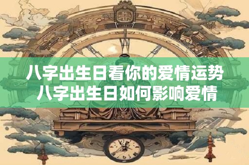 八字出生日看你的爱情运势 八字出生日如何影响爱情运势