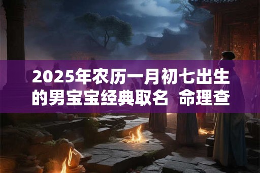 2025年农历一月初七出生的男宝宝经典取名  命理查询