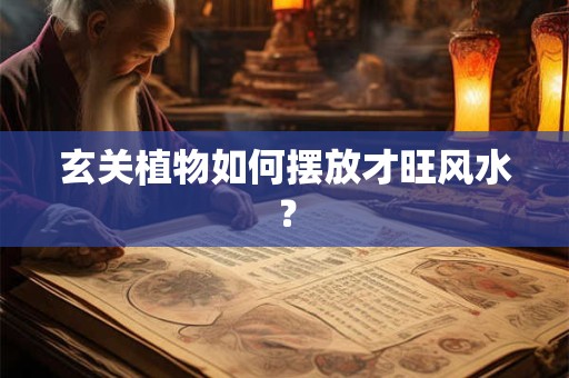 玄关植物如何摆放才旺风水？