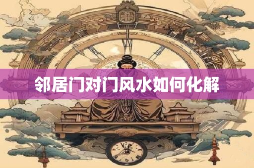 邻居门对门风水如何化解