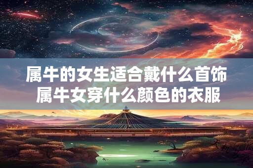 属牛的女生适合戴什么首饰 属牛女穿什么颜色的衣服旺运