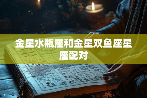 金星水瓶座和金星双鱼座星座配对