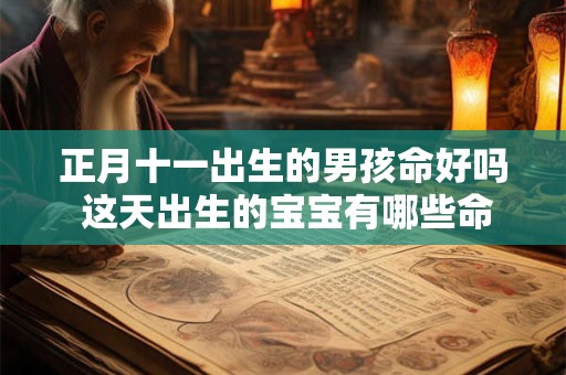 正月十一出生的男孩命好吗 这天出生的宝宝有哪些命运特征