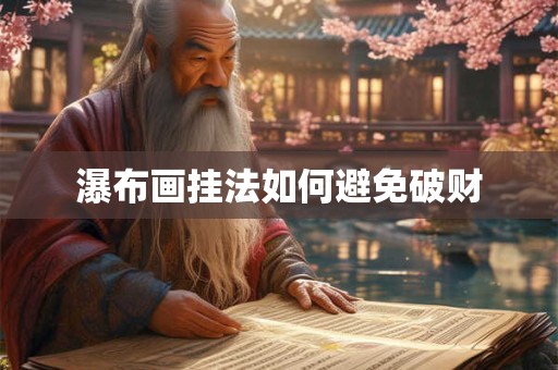 瀑布画挂法如何避免破财