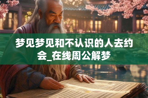 梦见梦见和不认识的人去约会_在线周公解梦