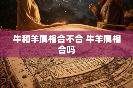 牛和羊属相合不合 牛羊属相合吗