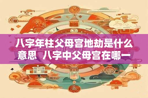 八字年柱父母宫地劫是什么意思  八字中父母宫在哪一柱