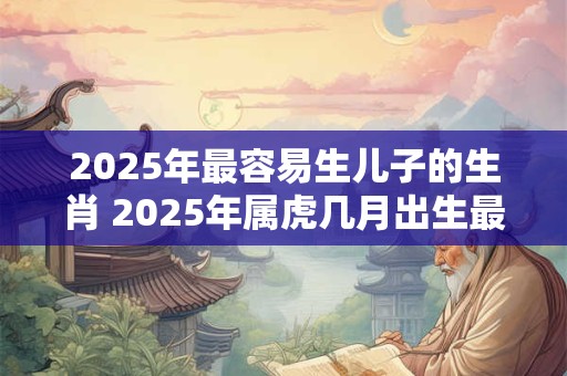 2025年最容易生儿子的生肖 2025年属虎几月出生最好