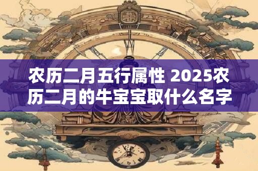 农历二月五行属性 2025农历二月的牛宝宝取什么名字好