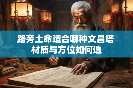路旁土命适合哪种文昌塔 材质与方位如何选