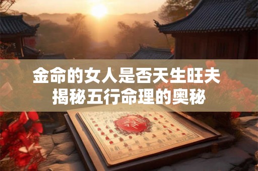 金命的女人是否天生旺夫 揭秘五行命理的奥秘