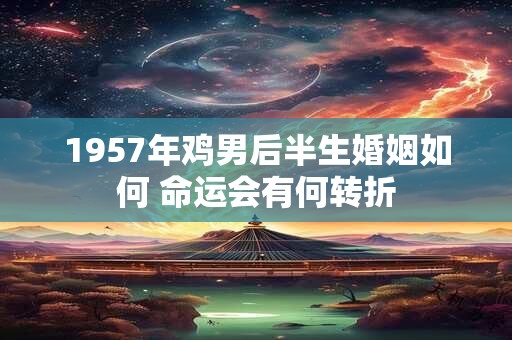 1957年鸡男后半生婚姻如何 命运会有何转折