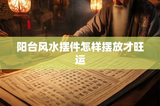 阳台风水摆件怎样摆放才旺运