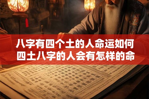 八字有四个土的人命运如何 四土八字的人会有怎样的命运