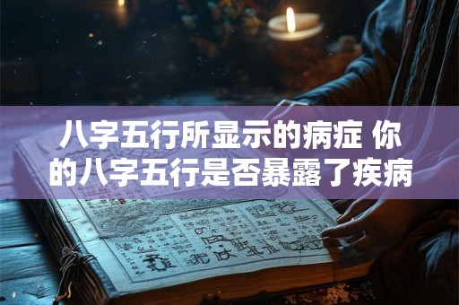 八字五行所显示的病症 你的八字五行是否暴露了疾病