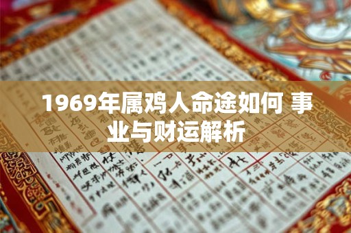 1969年属鸡人命途如何 事业与财运解析