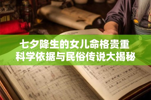 七夕降生的女儿命格贵重 科学依据与民俗传说大揭秘