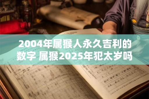 2004年属猴人永久吉利的数字 属猴2025年犯太岁吗