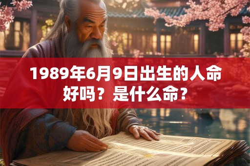 1989年6月9日出生的人命好吗？是什么命？
