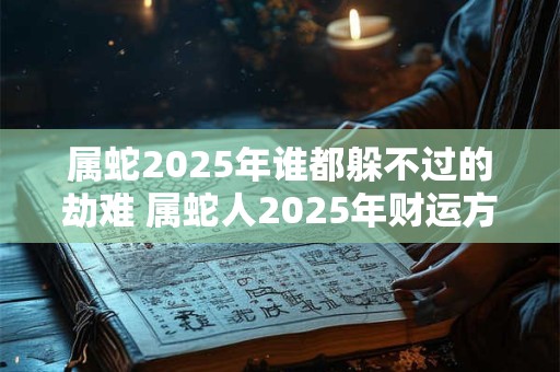 属蛇2025年谁都躲不过的劫难 属蛇人2025年财运方位 属蛇2025年谁都躲不过的劫难 属蛇人2025年财运方位