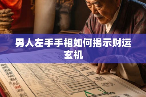 男人左手手相如何揭示财运玄机