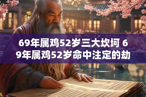 69年属鸡52岁三大坎坷 69年属鸡52岁命中注定的劫难