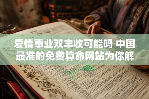 什么样的八字有成就  有能力能成功的八字特点