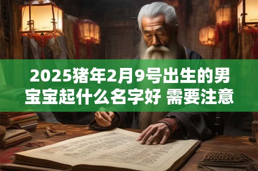 2025猪年2月9号出生的男宝宝起什么名字好 需要注意什么