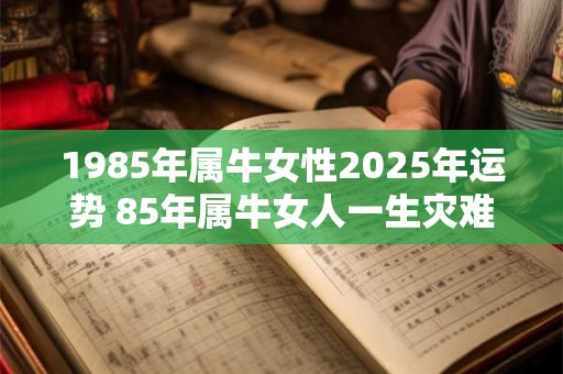 1985年属牛女性2025年运势 85年属牛女人一生灾难