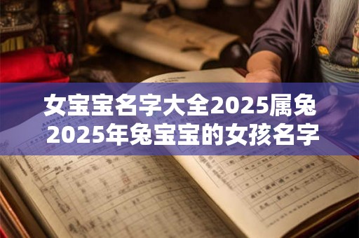 女宝宝名字大全2025属兔 2025年兔宝宝的女孩名字有哪些