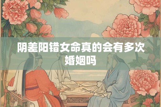 阴差阳错女命真的会有多次婚姻吗