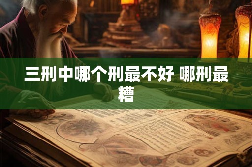 三刑中哪个刑最不好 哪刑最糟
