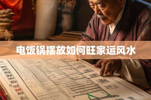 电饭锅摆放如何旺家运风水