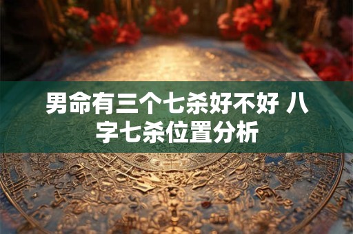 男命有三个七杀好不好 八字七杀位置分析