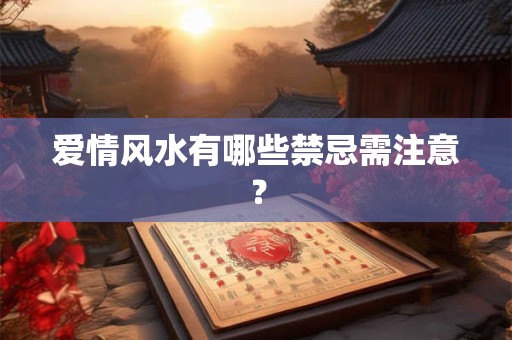爱情风水有哪些禁忌需注意？