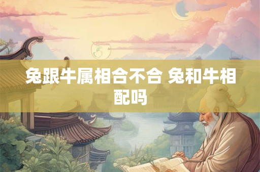 兔跟牛属相合不合 兔和牛相配吗