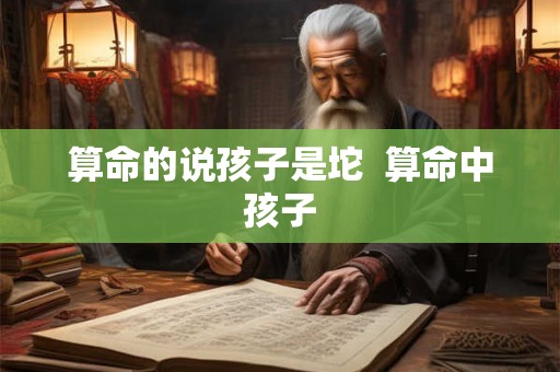 算命的说孩子是坨  算命中孩子