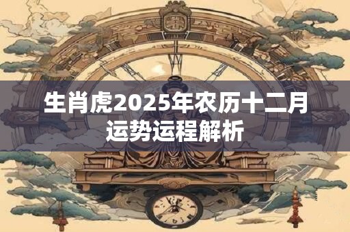 生肖虎2025年农历十二月运势运程解析