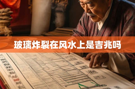 玻璃炸裂在风水上是吉兆吗