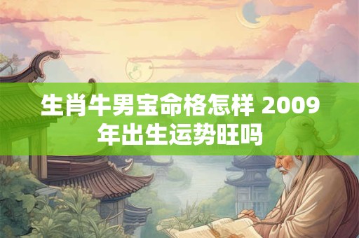 生肖牛男宝命格怎样 2009年出生运势旺吗