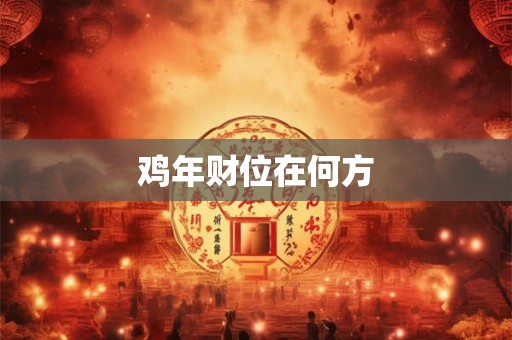 鸡年财位在何方