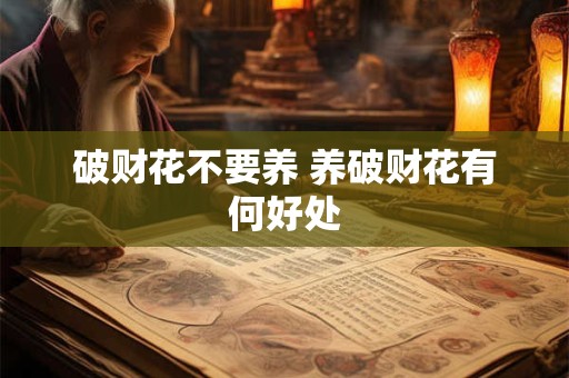 破财花不要养 养破财花有何好处 破财花不要养 养破财花有何好处