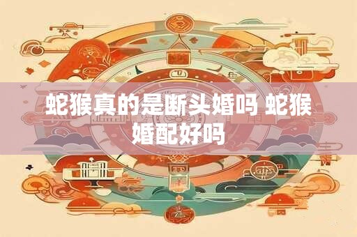 蛇猴真的是断头婚吗 蛇猴婚配好吗
