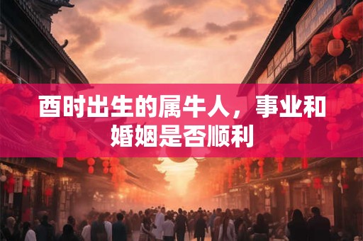 酉时出生的属牛人，事业和婚姻是否顺利