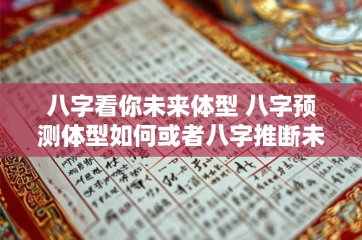 八字看你未来体型 八字预测体型如何或者八字推断未来体重