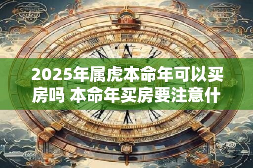 2025年属虎本命年可以买房吗 本命年买房要注意什么