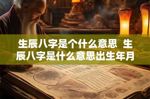 生辰八字是个什么意思  生辰八字是什么意思出生年月吗