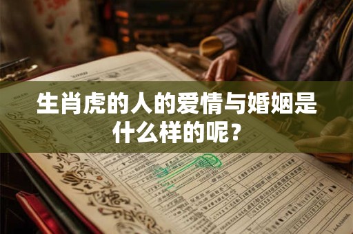 生肖虎的人的爱情与婚姻是什么样的呢? 生肖虎的人的爱情与婚姻是什么样的呢?