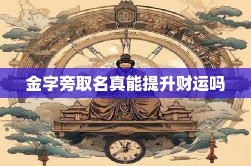 金字旁取名真能提升财运吗