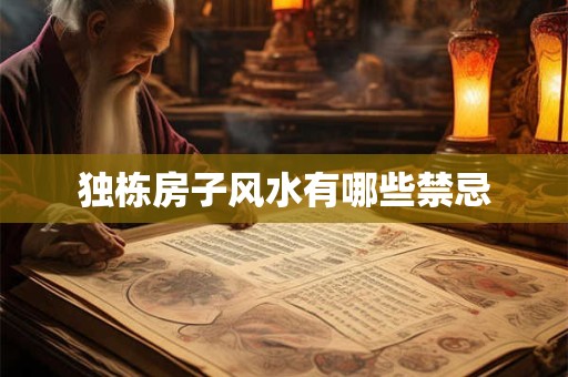 独栋房子风水有哪些禁忌
